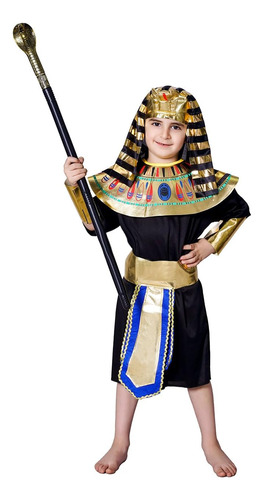 Disfraz De Faraón Egipcio Para Niños Dsplay (10-12 Años)