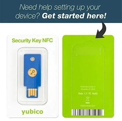 Yubikey Security Key - Yubico Fido Y Fido2 - Original