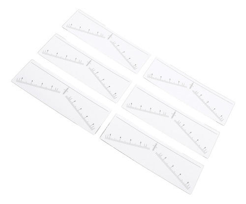 Adesivos Brow Ruler, 100 Folhas, Estênceis Descartáveis Para