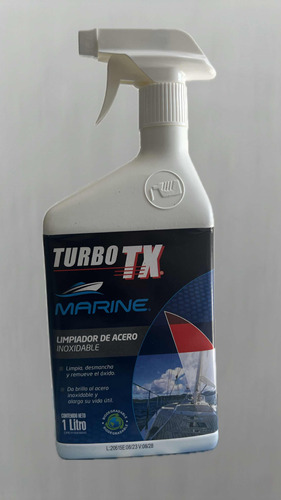 Limpiador De Acero Turbo Tx Marine