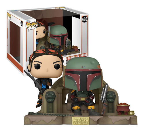 Funko Pop Boba Fett Fennec Shand 486 Throne Mandalorian Star