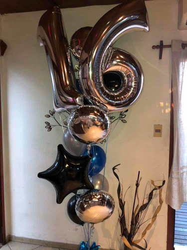Imagen 4 de 10 de Globo Con Helio 9 Pulgadas Decoraciones,etc