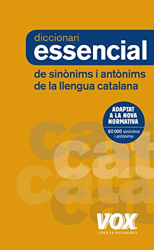 Libro Diccionari Essencial De Sinònims I Antònims De Vox Edi