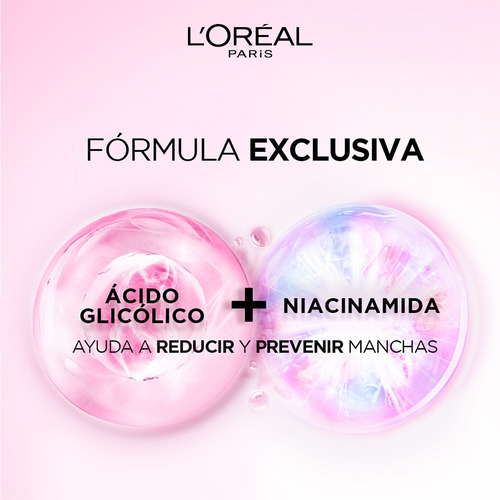 Gel Crema Noche Anti Manchas Glycolic Bright L'oréal Paris Todo Tipo De Piel Noche