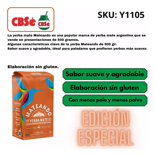 Yerba Mateando 500 Gr