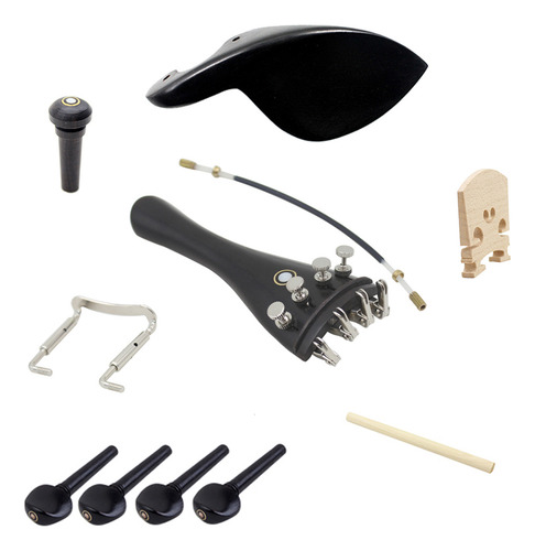 Accesorios Violín 4/4 15 Piezas: Cordal, Cordón, Botón,