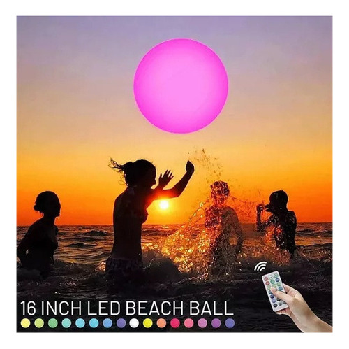 Lámpara De 6 Bolas Para Piscina, Playa Y Césped, 16 Colores
