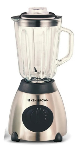 Licuadora Ken Brown KBL-600 1.5 L acero inoxidable con jarra de vidrio 220V - 240V