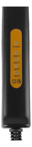 Plancha Pelo Vapor Ancho Plano 4 Niveles Ajustable 100-240v