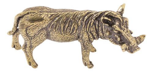 Figura De Jabalí Figura De Cerdo De Escritorio, Vintage,
