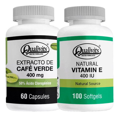 Extracto De Café Verde + Vitamina E 400 Ui Qualivits