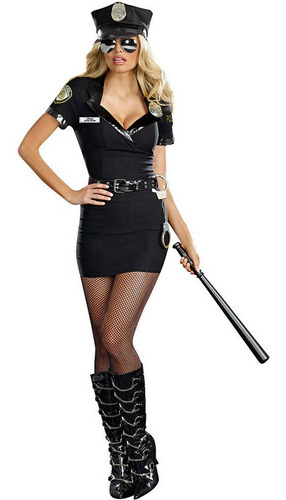 Disfraz Mujer - Adulto: Dirty Cop Officer Anita Bribe