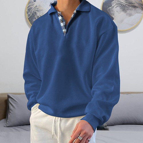 Camiseta Holgada Con Cuello Redondo Y Manga Completa Para Mu