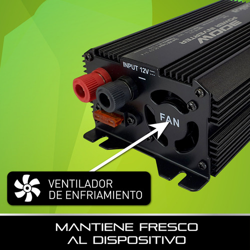 Conversor De Corriente Taika 300w Automóvil 12v /120v Usb