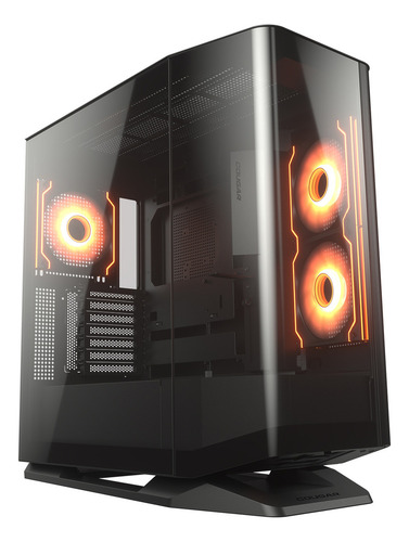 Gabinete Cougar Fv270 Rgb Mid Tower Eatx C/templado Usb-c Color Negro