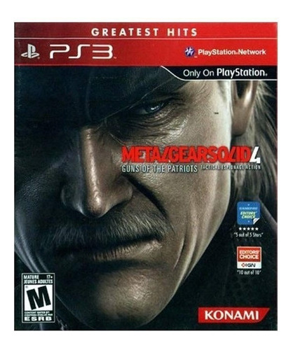 Metal Gear Solid 4 Guns Of The Patriots - Ps3