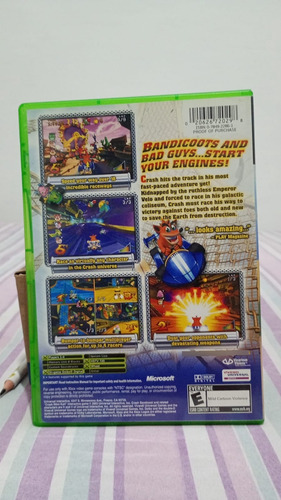 Crash Nitro Kart Original Xbox Clássico (Usado)