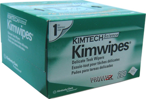 Imagem 1 de 2 de Lenços Kimwipes P/limpeza De Ópticos Lote 12cx De 280fl.cada
