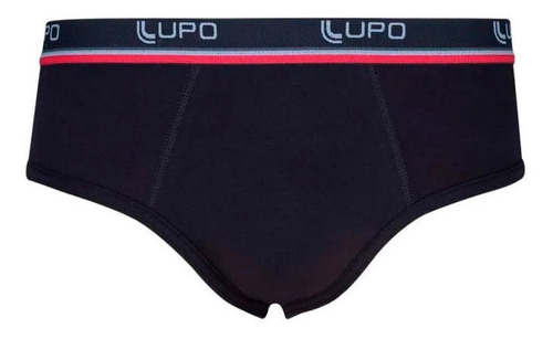 Cueca Slip Lupo Preto Kit2 Tam. P