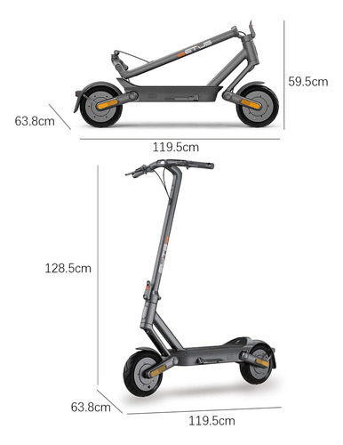 Scooter Eléctrico Yadea X2 Elitemax 55km 1000w Freno Doble