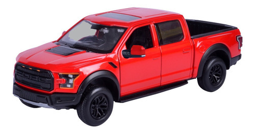 Motor Ford F-150 Raptor 1/24 Max Timeless Legends 2017, cor vermelha