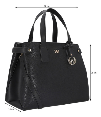 Bolsa Satchel Para Mujer Westies Negro Hbquinary22we