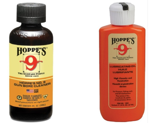 Kit De Limpieza De Armas - Solvente Y Lubricante Hoppes