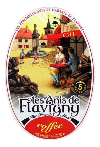 Les Anis De Flavigny Caramelo Duro Con Sabor A Cafe 1.75