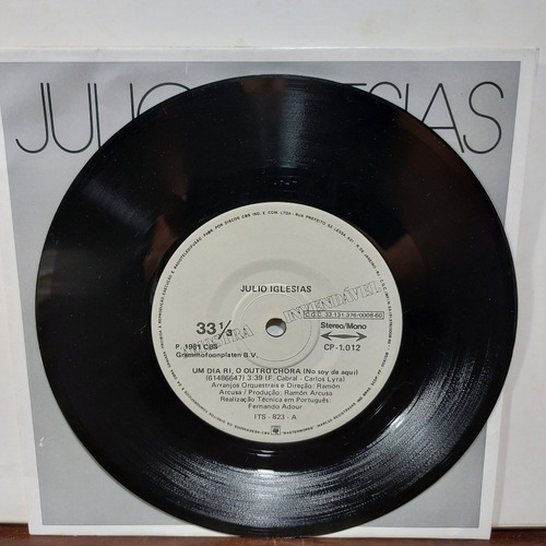 Compacto Julio Iglesias In Maksoud Plaza Concert