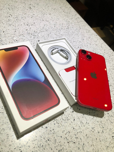Celular iPhone 14 Rojo 128 Gb (Usado)