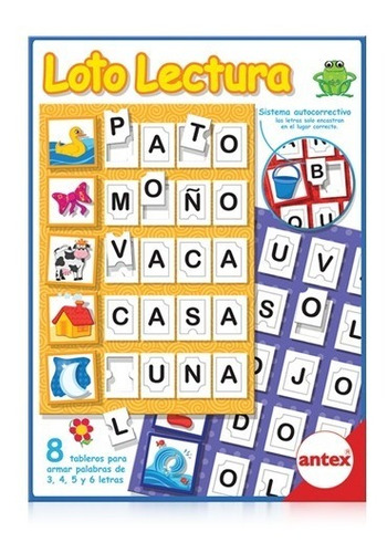 Juegos De Mesa Aprendizaje Antex Loto Loteria Lectura Letras