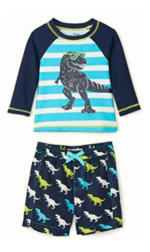 Hatley Conjunto De Traje De Baño Para Niños, Cool T-rex,