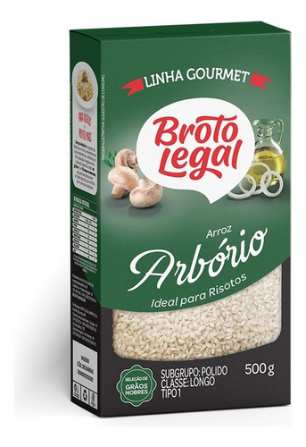Arroz Arbório Broto Legal 500g