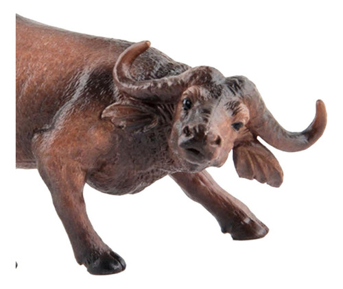 Qianyuu Modelos De Búfalos Animais Estatuetas Escultura
