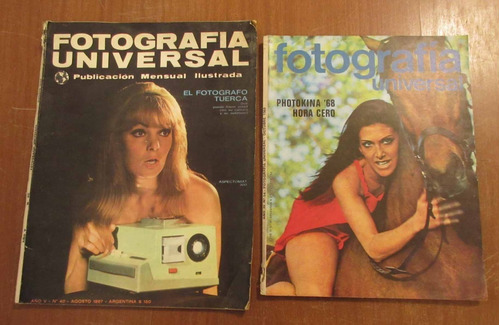 Lote X2 Revistas Fotografia Universal Año 1967