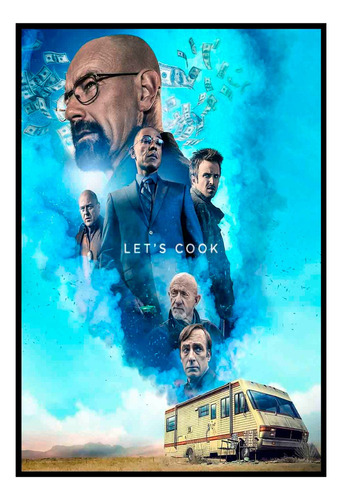 Cuadro Poster Premium 33x48cm Lets Cook Breaking Bad