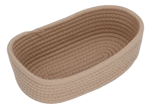 Cesta Organizadora Weaving Rope Para Aperitivos Tejidos En C