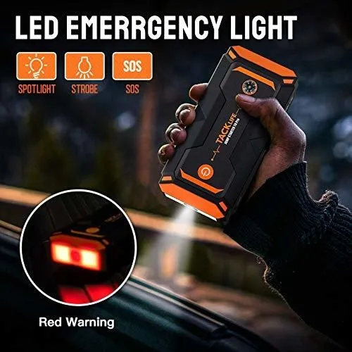 Tacklife t8 pro 1200a sale car jump starter
