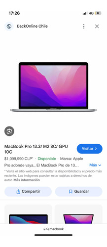 Macbook Pro Impecable