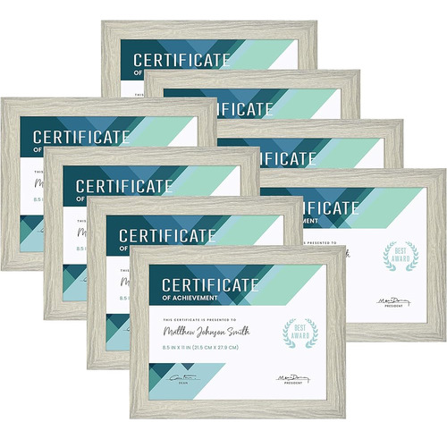 ~? Mcs Gallery Document Frame Set, Certificate Frames Fit 8.