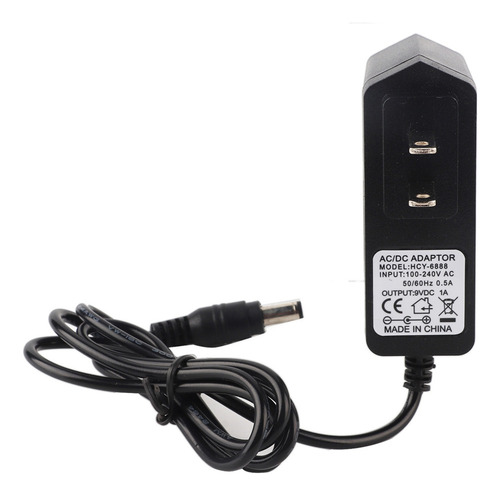  Adaptador De Corriente De Cargador De Pared Dc 9v 1a