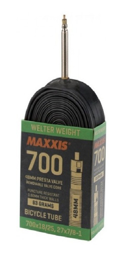 Imagem 2 de 2 de Camara De Ar Speed 700x25 Bico 48mm Maxxis Ligth Road