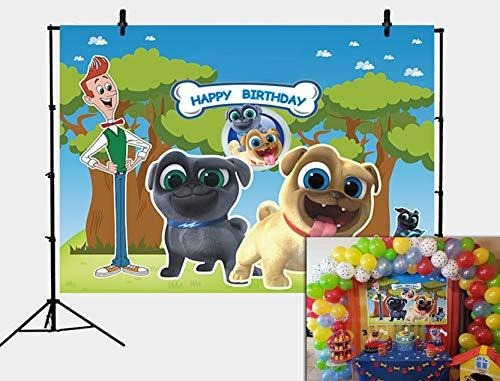 5x3ft Puppy Dog Pals Suministros Para Fiesta De Cumplea...