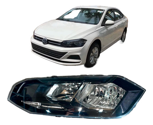 Óptico (foco) Izquierdo Volkswagen Polo O Virtus 2018-2024