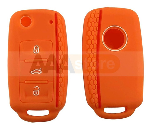 Funda Silicon Protector Llave Volkswagen Seat 7 Colores