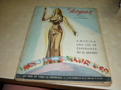 Revista Antigua ** El Hogar ** Año 1940 Numero Extraordinari