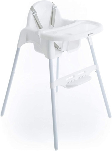 Silla Alta Para Bebé Cosco Cook Color Blanco