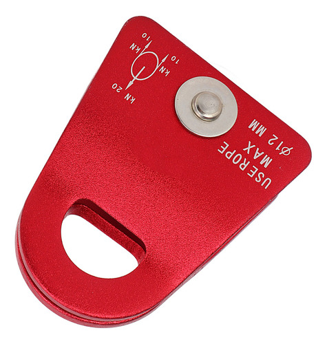 Polea De Aluminio Para Escalada, 20 Nudos, Aleación Mg, Plac