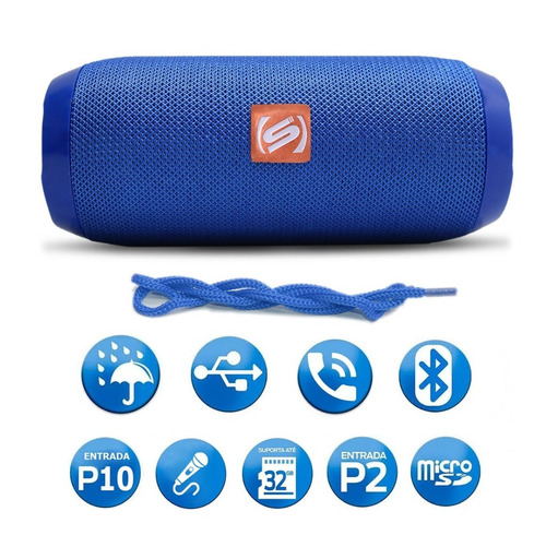 Imagem 2 de 7 de Caixa Caixinha Som Bluetooth Portátil Sem Fio Storm 3 Shutt