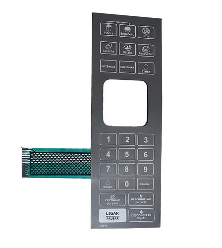 Imagem 5 de 6 de Membrana Teclado Para Microondas Philco Pme25